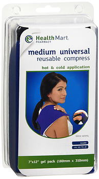 Health Mart Pharmacy Medium Universal Reusable Hot & Cold Compress - Zogies Deals