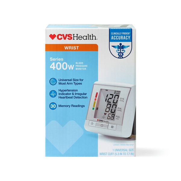 CVS Health Series 400W Wrist Blood Pressure Monitor - Zogies Deals