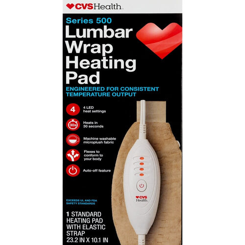 CVS Health Series 500 Lumbar Wrap Heating Pad - Zogies Deals