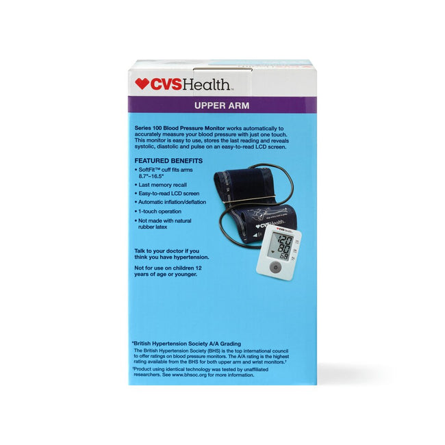 CVS Health Series 100 Upper Arm Blood Pressure Monitor - Zogies Deals