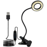 Clip On Desk Lamp LED Flexible Arm USB Dimmable Study Reading Table Night Light, lamp, Zogies Deals