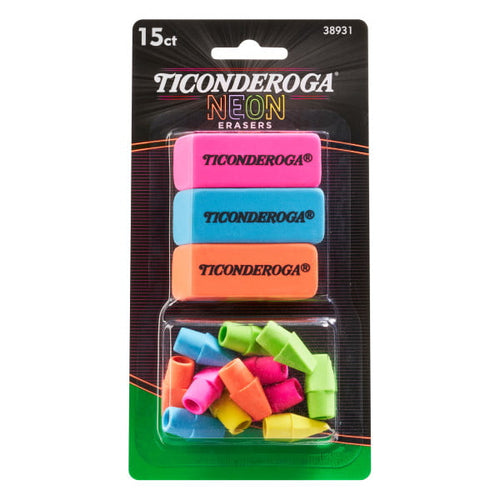 Dixon Ticonderoga Assorted Eraser Assorted Colors Bulk (X38931) - Zogies Deals